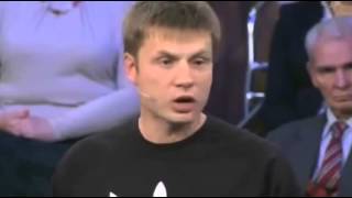 На ОРТ конфуз - не смогли заткнуть рот Гончаренко