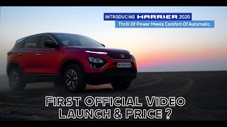 2020 Tata Harrier Automatic First Official Video - Panoramic Sunroof, New Alloys | Creta 2020 Rival