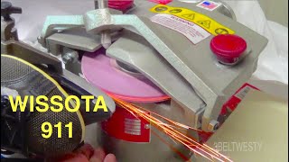 Wissota 911 ice skate sharpener