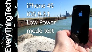 iPhone 4S iOS 9.3.1 Low Power Mode Test [VLOG#2]