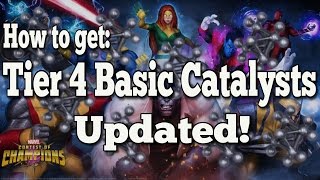 How To Get Tier 4 Basic Catalysts - Updated [Marvel Contest of Champions]