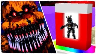 ? COMO HACER UN PORTAL A LA DIMENSIÓN DE FIVE NIGHTS AT FREDDY'S (ESPECIAL HALLOWEEN) - MINECRAFT