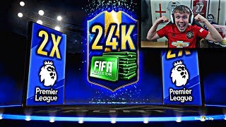 OMG I PACKED 2X EPL TOTS IN 24,000 FIFA POINTS!!!