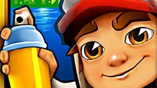 Subway Surf играем! Мультик игра собиратель монет в Рио убегаем от охранника #6
