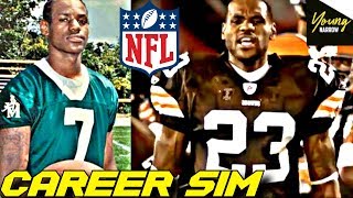 SIMULATING LEBRON JAMES'S NFL CAREER ON MADDEN 18!!