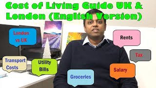 Cost of Living Guide UK & London (English Version) | Anand Chennai2London