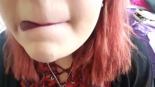 ASMR lipsticks/whispering/kissing