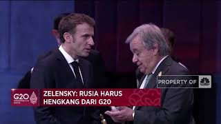 Perkara Rudal, Zelensky ‘Nyinyir’ Rusia Harus Hengkang dari G20