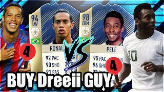 FIFA 18:Buy DREEII GUY ICON PELE vs Ronaldinho ?