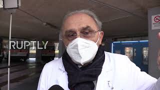 Italy: Full-capacity hospital in Palermo resorts to medical tent for COVID patients