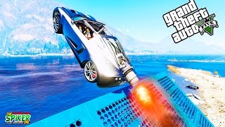GTA 5 Полицейские погони : МАШИНА-РАКЕТА- GTA 5 Моды