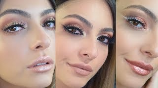 3 LOOKS usando NAKED HEAT palette | Anna Sarelly