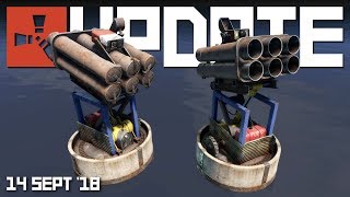 Surface to air turret? Cargo ship progress | Rust update 14th September 2018