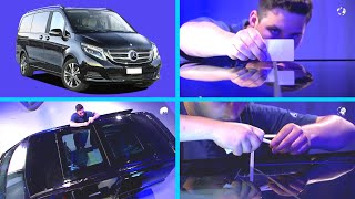 Adjust panoramic sliding sunroof on Mercedes-Benz Vito | W447.7/8