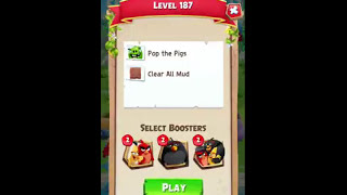 Angry Birds Match Level 187