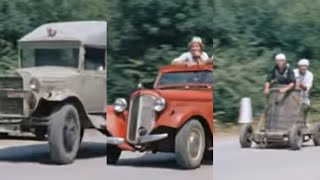 Погоня автомобилей из фильма Кавказская пленница (1967)