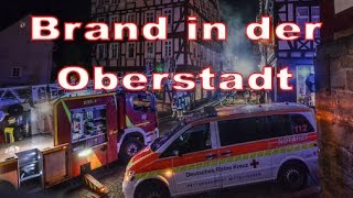 Brand in der Oberstadt