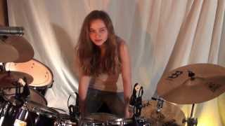 Introduction of 14 year old girl drummer Sina