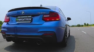 BMW F22 M235i w/ Armytrix Straight-Pipe Valvetronic Exhaust - Revs & Driving Sounds
