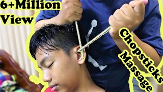Relaxing Head Massage with stick again - Intense ASMR