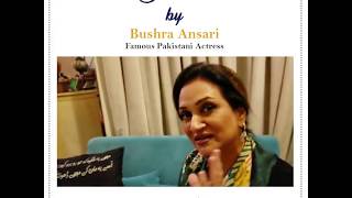 Shout-out by Bushra Ansari for Mahroze!