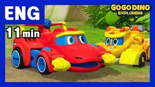 ? [Season 3]GOGODINO EXPLORERS ENG Episode 25) The Great Vocalno Explosion ? / ENG