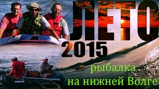 Летний отдых/рыбалка на нижней Волге 2015