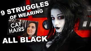 Goth Reacts to Buzzfeed 9 Struggles of Wearing All Black! | Black Friday