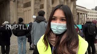 Germany: Demonstrators rally in Berlin in solidarity with Kazakh protest wave