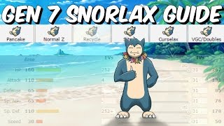 Competitive Snorlax Guide - Best Gen 7 Movesets + VGC 2017 Usage!