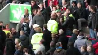 PSV vs Feyenoord 3-2 Hooligans Fight 2012