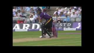 Kane Williamson 70 (Royal London Cup Group A 2014) Lancahsire v Yorkshire
