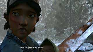 Walking Dead Season 2 look away and shoot kenny ending.