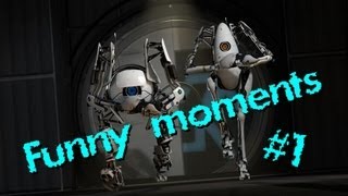 Смешные моменты из кооп Portal 2
