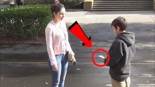 12 Year Old Money Hungry Gold Digger Prank