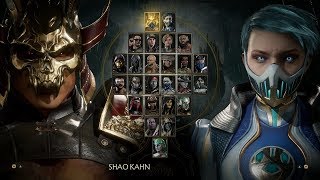 Mortal Kombat 11: Select Screen All Characters and Animations