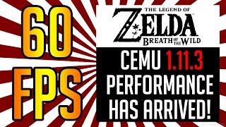 Zelda Breath of the Wild | 60 FPS is Here! | Cemu 1.11.3