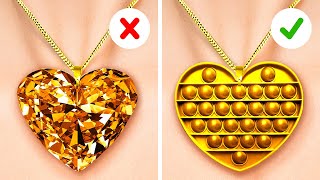 KIAT PERHIASAN DIY || Ide Murah dan Cantik dengan Pulpen 3D dan Lem Tembak oleh 123 GO Like!