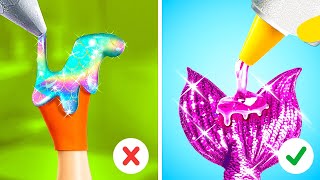 LEM TEMBAK VS PENA 3D! |Cara jadi Putri Duyung! Aku Diadopsi Keluarga Putri Duyung oleh 123 GO Like!