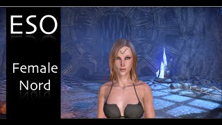 Elder Scrolls Online PS4 Character Create - Female Nord