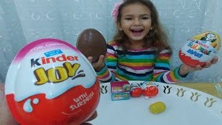 Top havuzunda kinder maxi, kinder joy toy box sürprizler, eğlenceli çocuk videosu