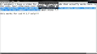 call of duty 4 modern warfare multiplayer key code ^^actually works^^