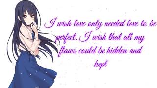 Fake Love [ Nightcore ] [ Female Cover By Elise ] [ Lyrics Video ]
