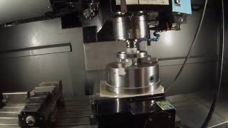 Расточка кулачков на четырех осевом станке Hurco VMx 42i. Видео компании Актавис