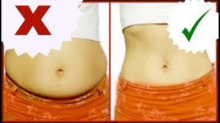 LOSE BELLY FAT IN 24 HOURS, Flatten stomach with 9 glasses of liquid | Khichi Beauty