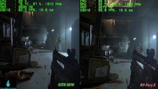 NVidia GTX 1070 vs AMD R9 Fury X - 1440p DX12 Deus Ex: Mankind Divided