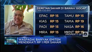 Waspada! Banyak Emiten Mendekati Rp1 Per Saham