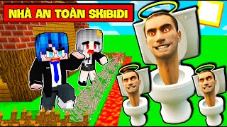 PHONG CẬN THỬ THÁCH 24 GIỜ XÂY NHÀ AN TOÀN CHỐNG SKIBIDI TOILET TRONG MINECRAFT