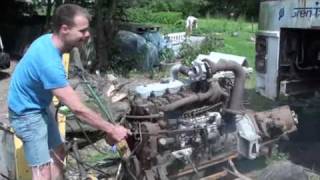 Volvo bus diesel engine TD70 1968 turbo B57