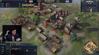 Age of Empires 4 Первый турнир на 20000$ от EGC: TheMista vs. VortiX - GENESIS 1/2 Финала #4